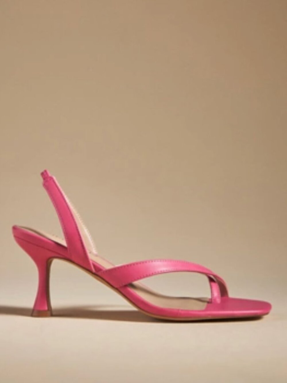 Silent D Strappy Slingback Kitten Heels